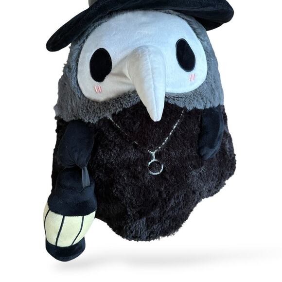 Squishable Plague Doctor 18” Mask Hat Plush Figure Black Spooky Goth lantern - Picture 11 of 13